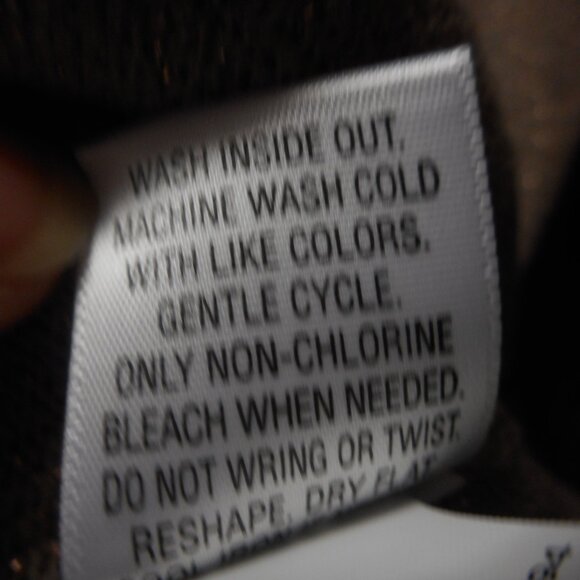 APT. 9: women's top, sweater , glittery, crew neck, size XL  brown - Picture 5 of 6